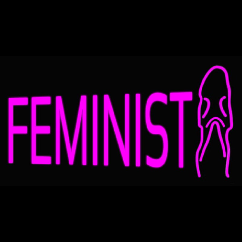 Feminist Girl Neonreclame