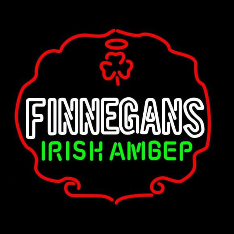 Finnegans Green Logo Beer Sign Neonreclame