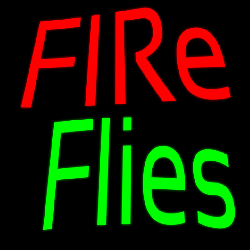 Fire Flies Neonreclame