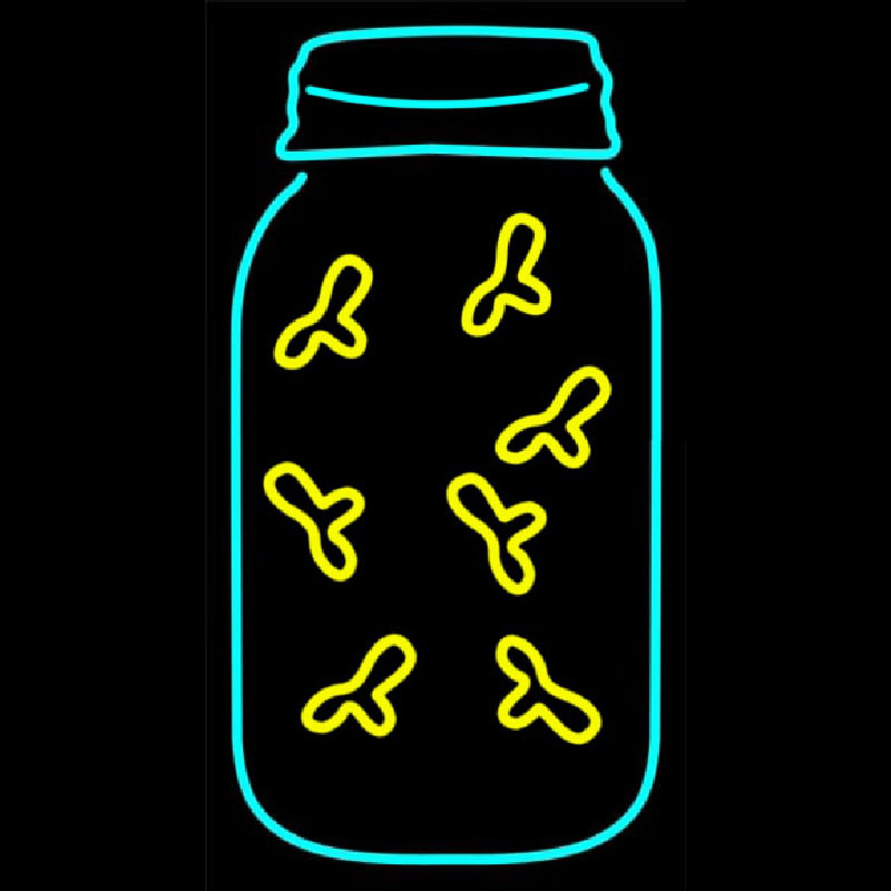 Fireflies In A Jar Neonreclame