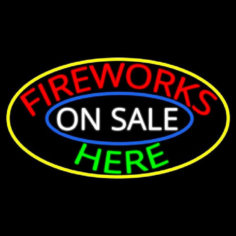 Fireworks On Sale Here Neonreclame