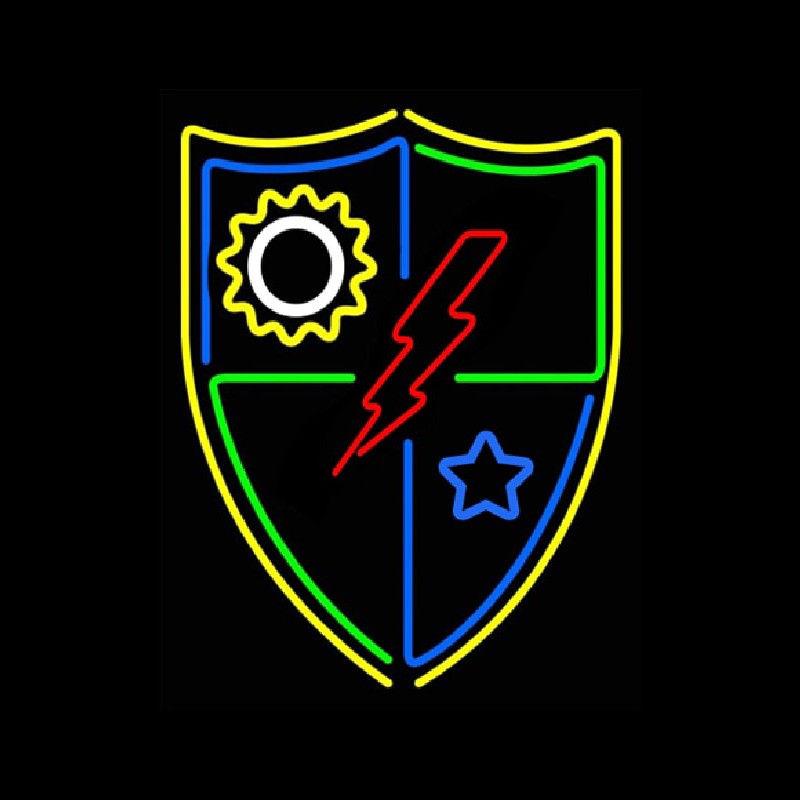 Flash Shield Logo Neonreclame