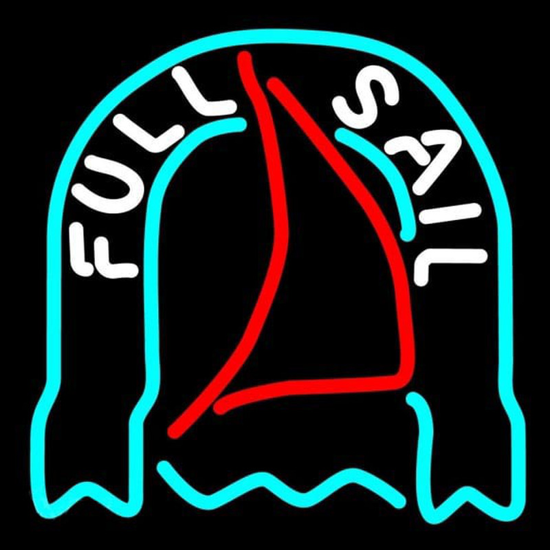 Fosters Full Sail Beer Sign Neonreclame