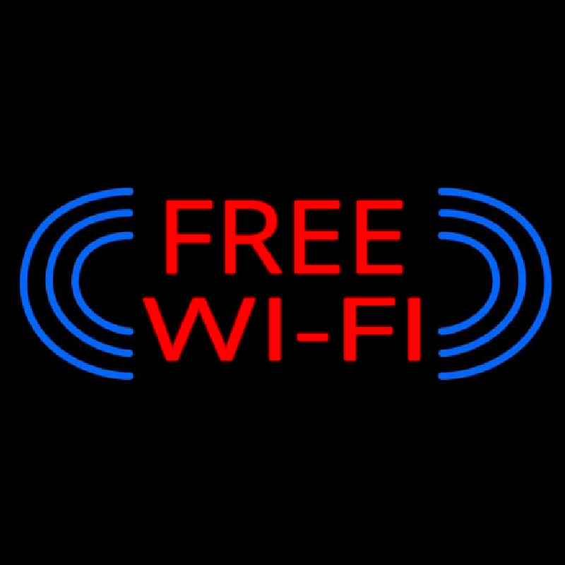 Free Wi Fi Neonreclame