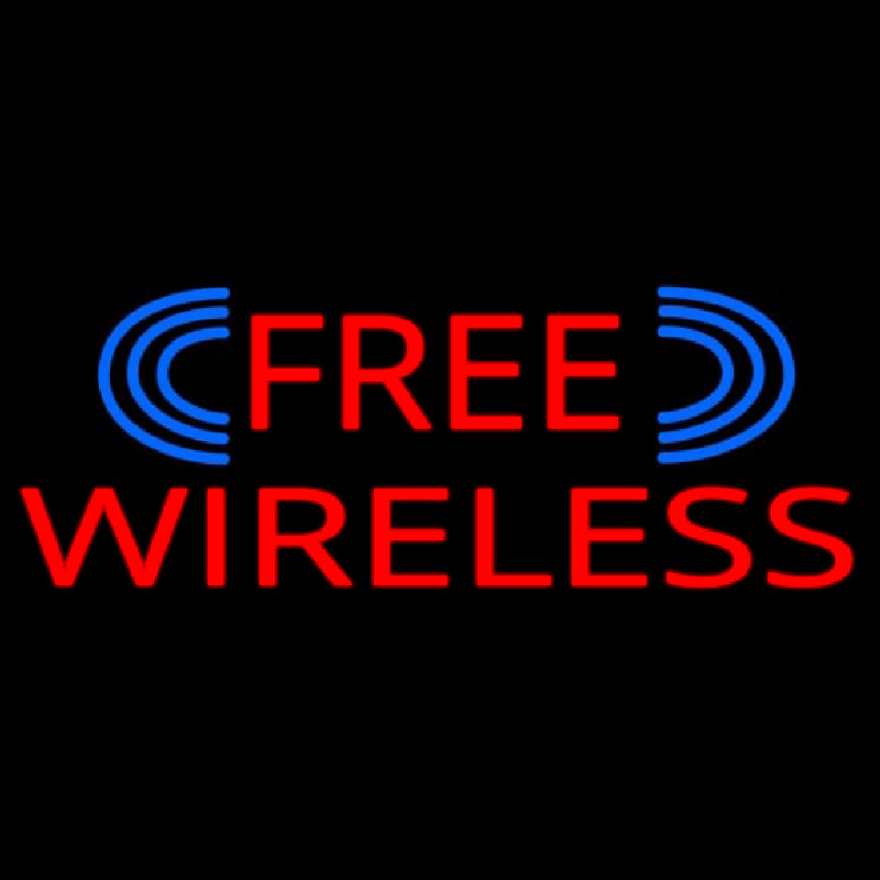 Free Wireless Neonreclame