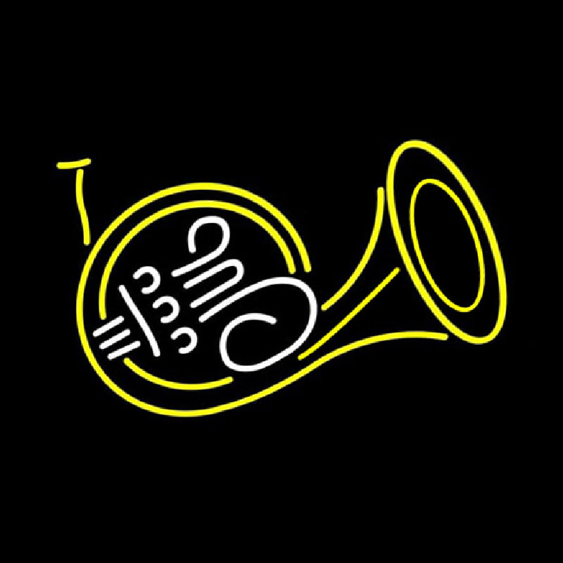 French Horn Neonreclame