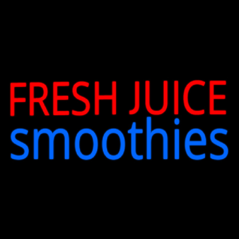 Fresh Juices Smoothies Neonreclame