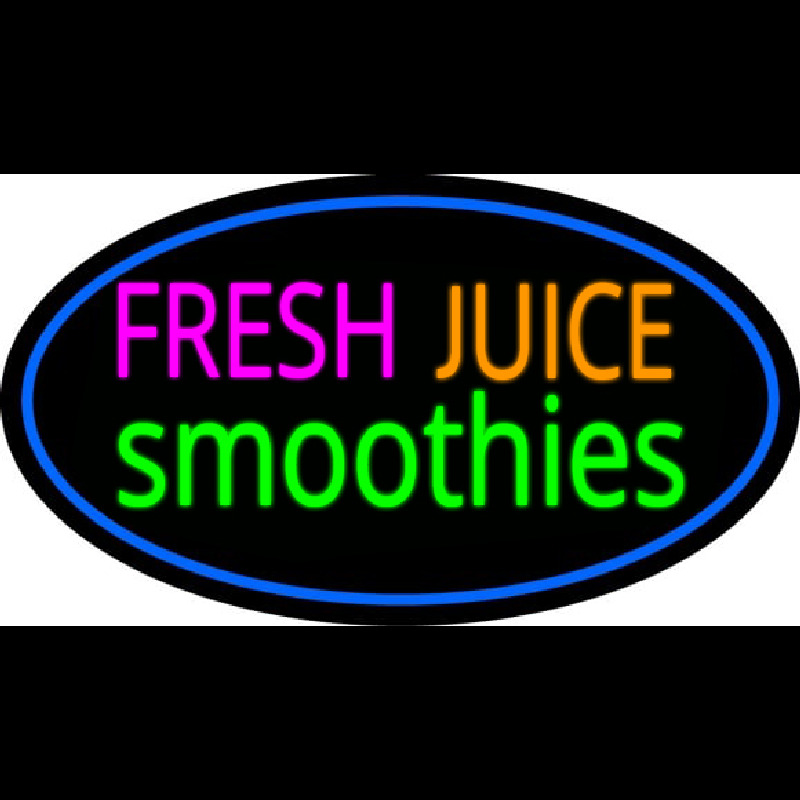 Fresh Juices Smoothies Neonreclame