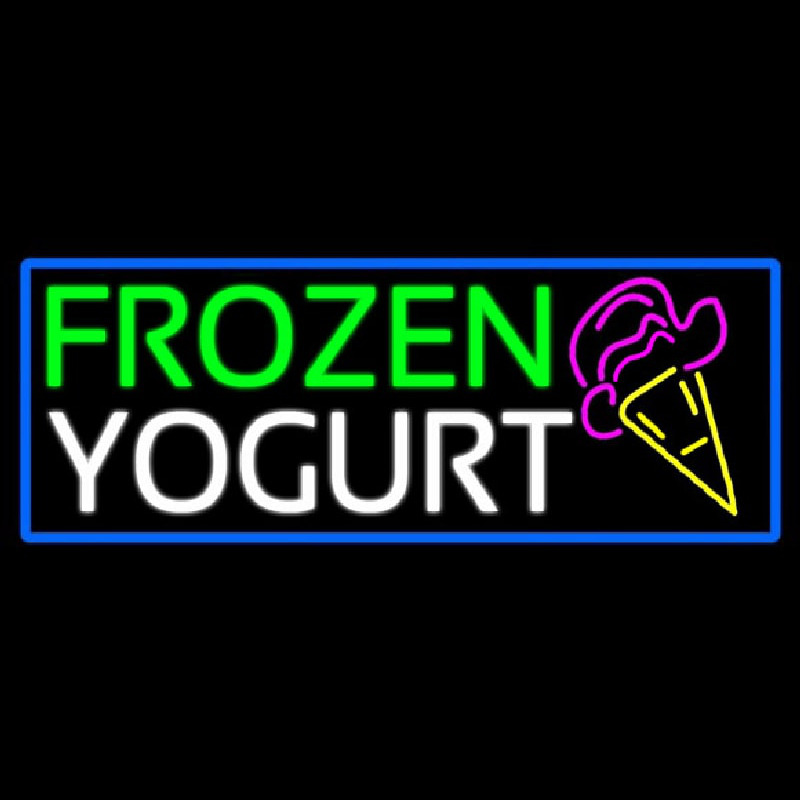 Frozen Yogurt With Logo Neonreclame