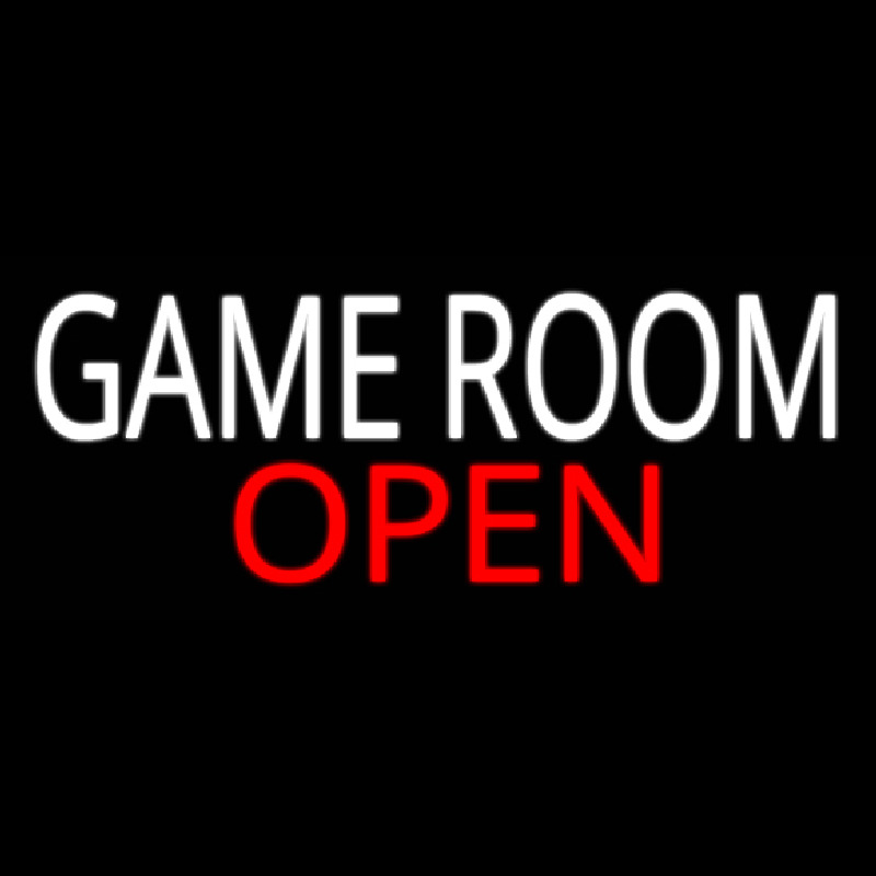 Game Room Open Neonreclame