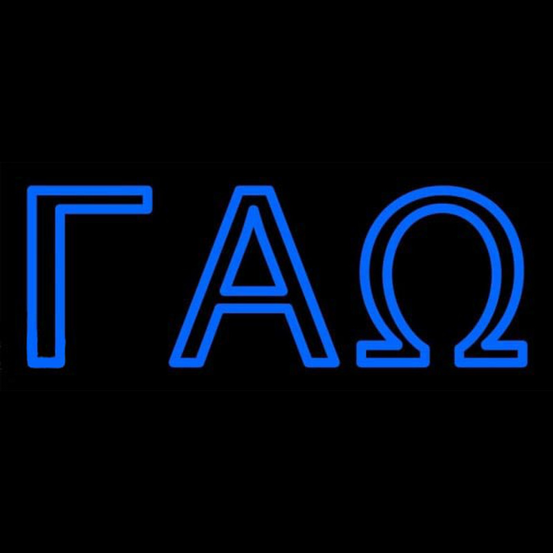 Gamma Alpha Omega Neonreclame