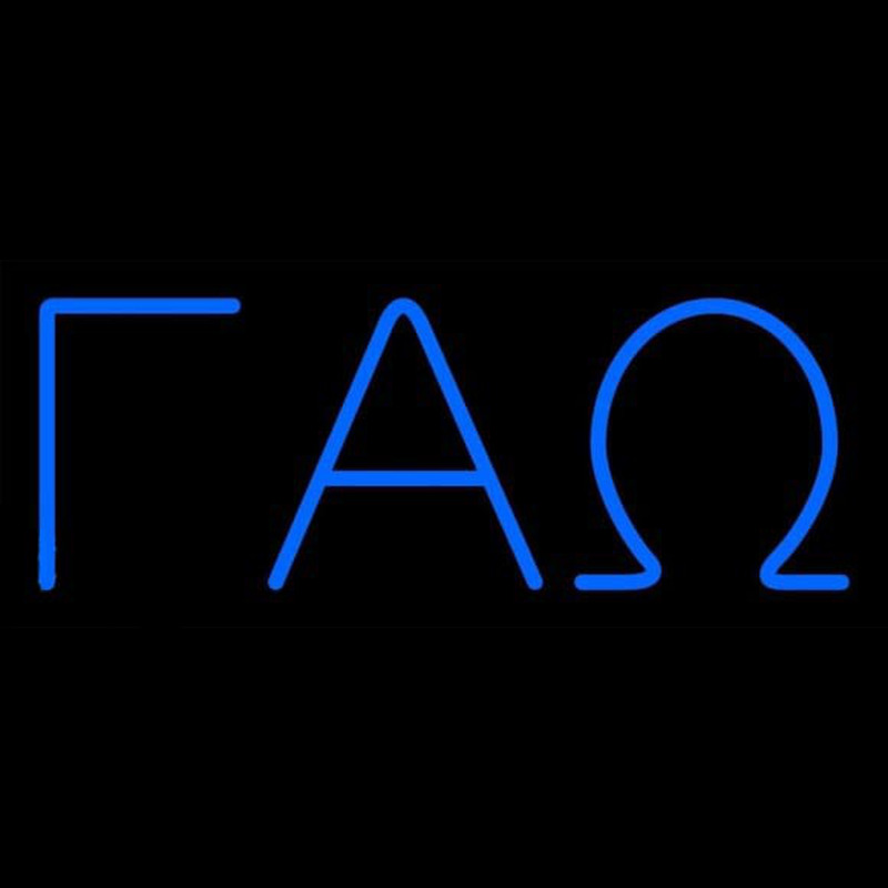 Gamma Alpha Omega Neonreclame