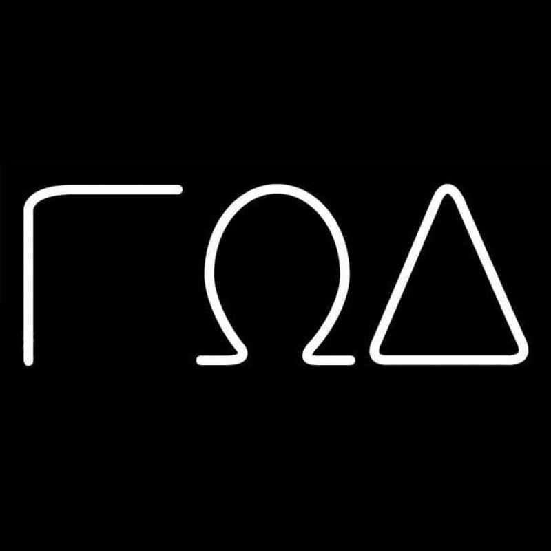Gamma Omega Delta Neonreclame