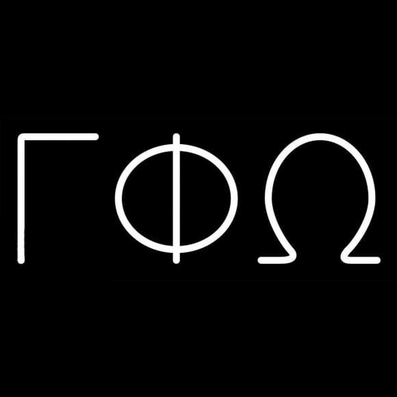 Gamma Phi Omega Neonreclame
