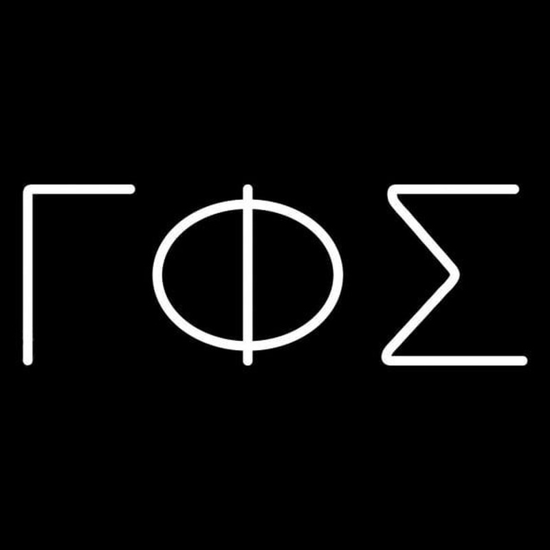 Gamma Phi Sigma Latino Greek Neonreclame