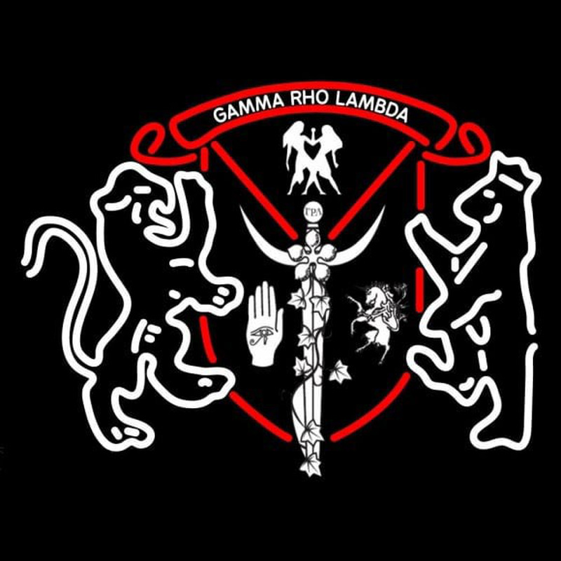 Gamma Rho Lambda Logo Neonreclame