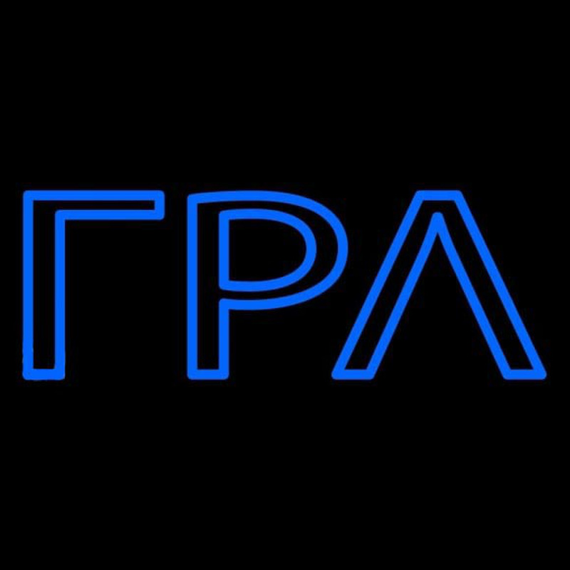 Gamma Rho Lambda Neonreclame