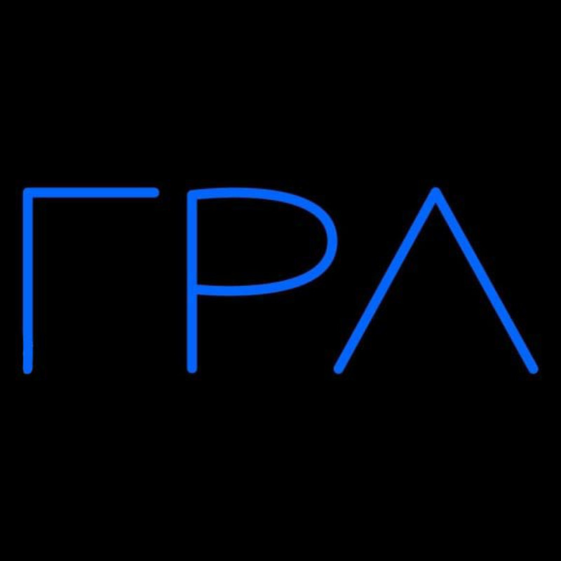 Gamma Rho Lambda Neonreclame