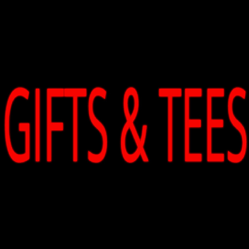 Gifts And Tees Red Neonreclame