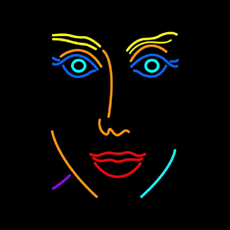 Girl Face Neonreclame