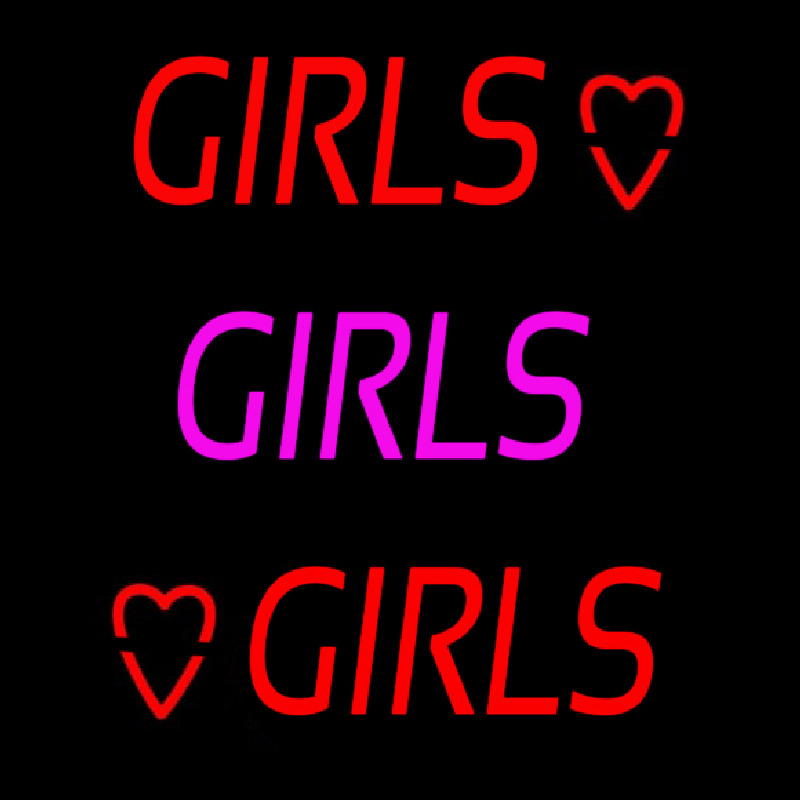 Girls Neonreclame