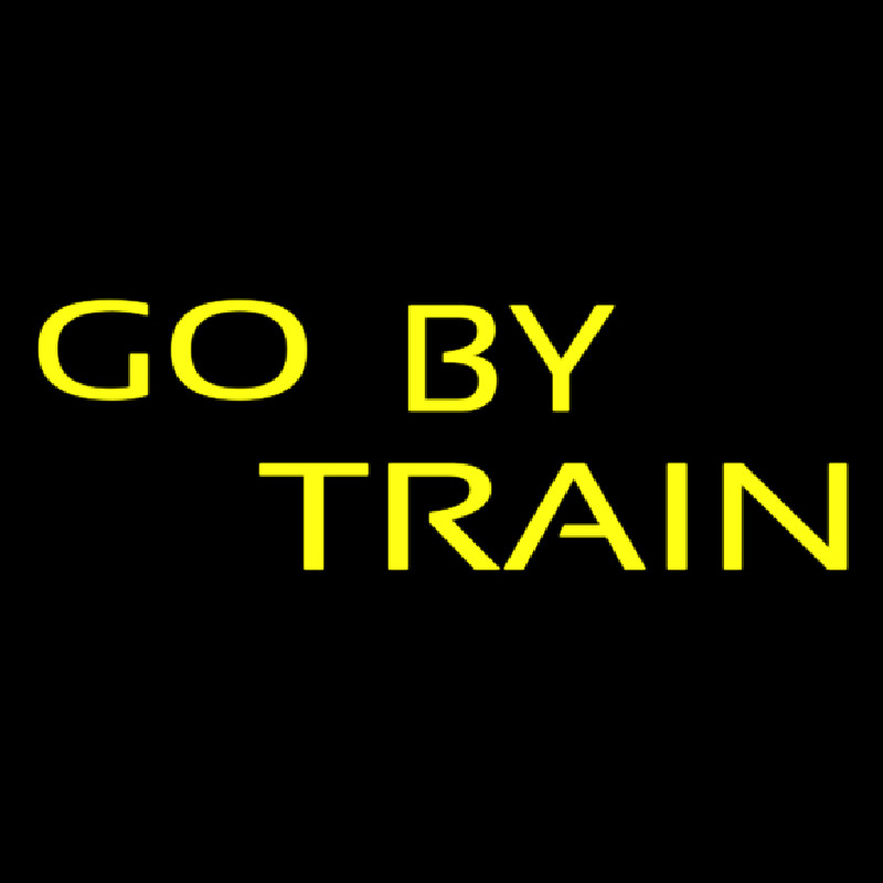 Go By Train Neonreclame