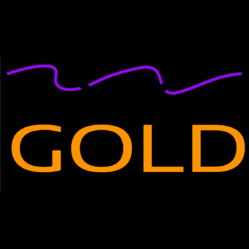 Gold Neonreclame