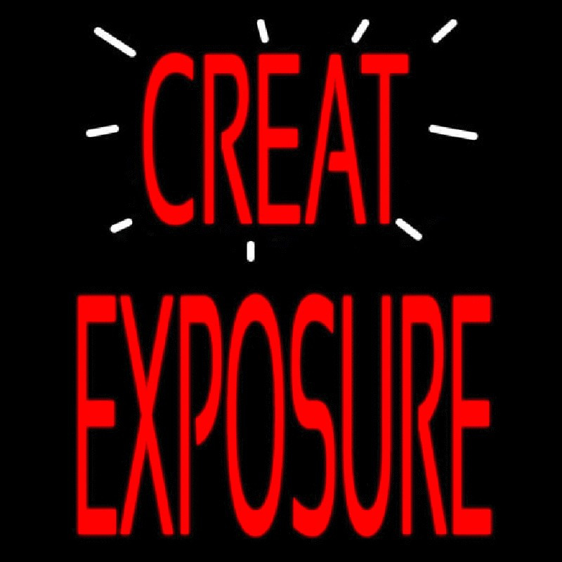 Great E posure Neonreclame