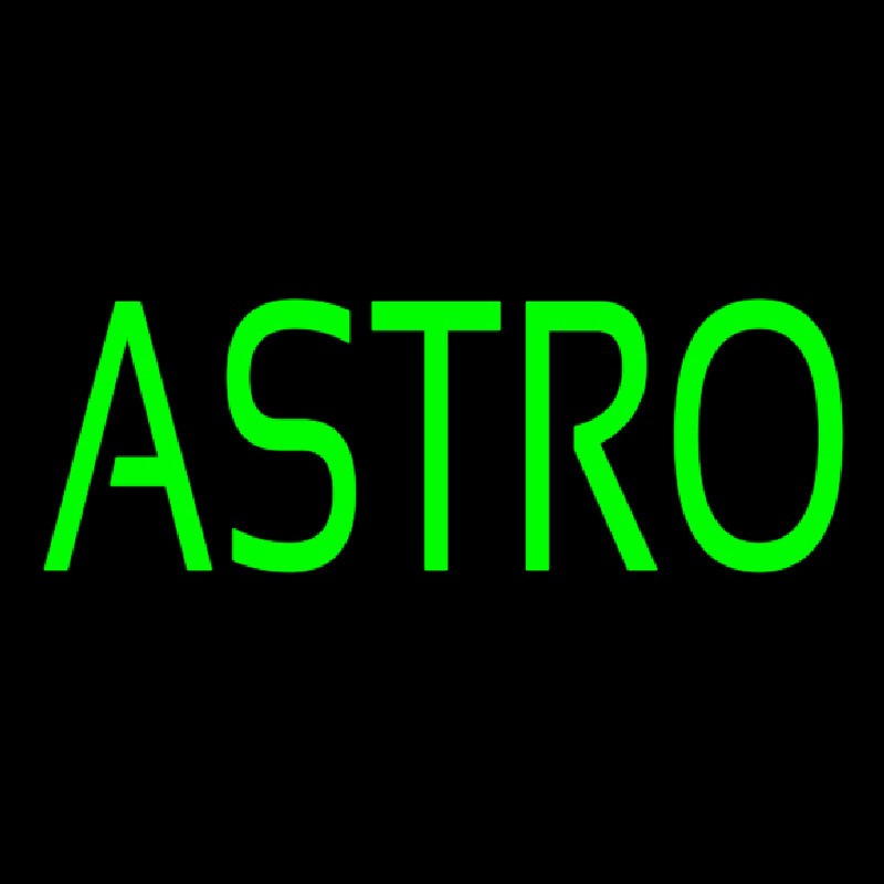 Green Astro Neonreclame
