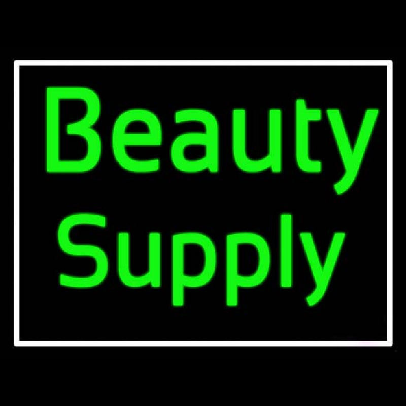 Green Beauty Supply Neonreclame