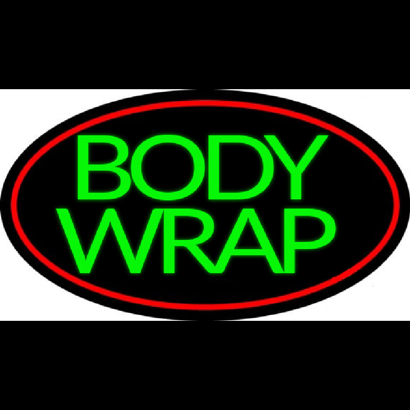 Green Body Wraps Neonreclame