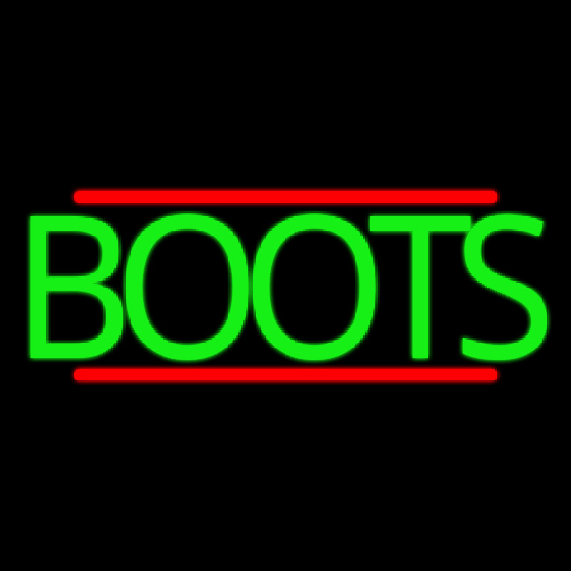 Green Boots With Line Neonreclame