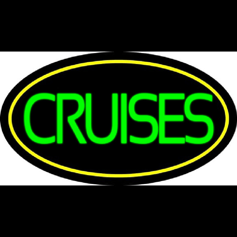 Green Cruises With Border Neonreclame