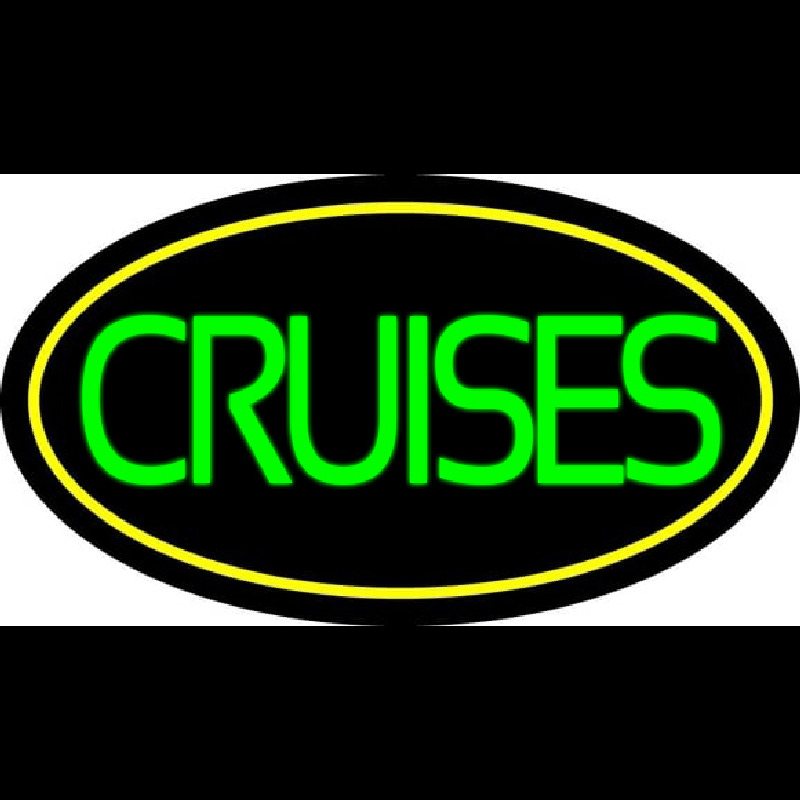 Green Cruises With Border Neonreclame