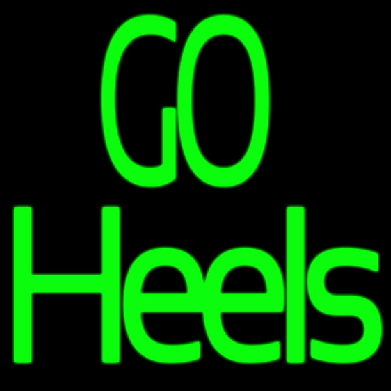 Green Go Heels Neonreclame