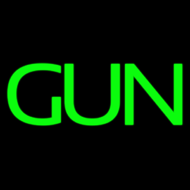 Green Gun Neonreclame