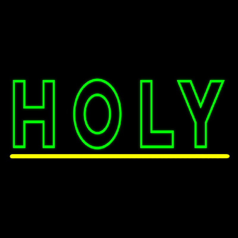 Green Holy Neonreclame