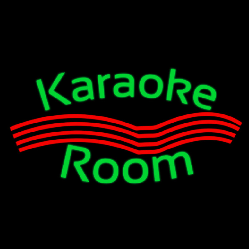 Green Karaoke Rooms Neonreclame