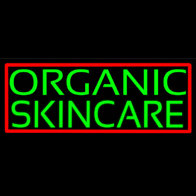 Green Organic Skincare Neonreclame
