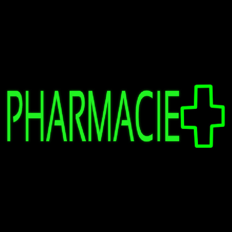 Green Pharmacie Logo Neonreclame