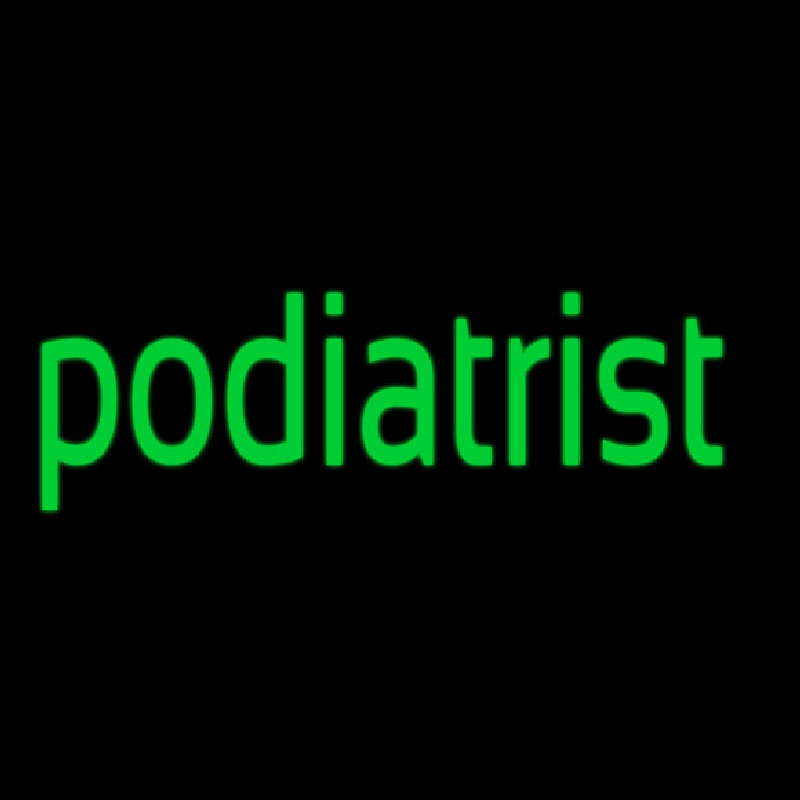 Green Podiatrist Neonreclame