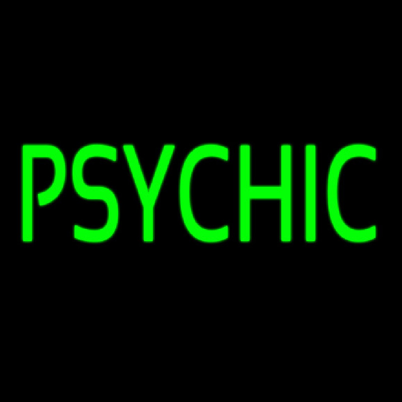 Green Psychic Neonreclame