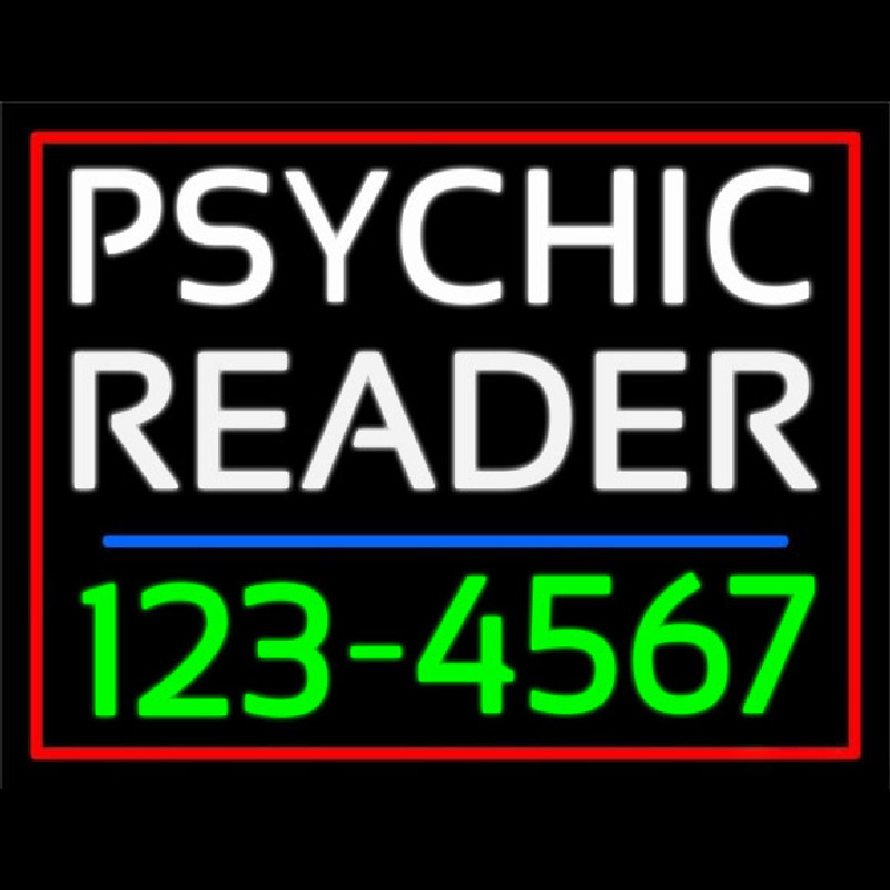 Green Psychic Reader With Phone Number Neonreclame