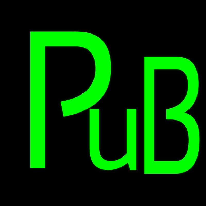 Green Pub Neonreclame