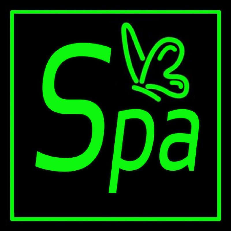Green Spa Neonreclame