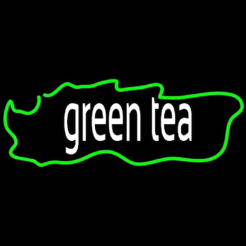 Green Tea Horizontal Neonreclame
