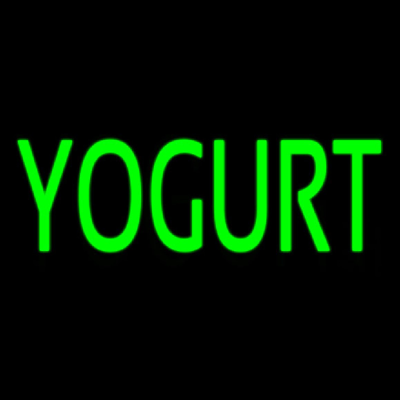 Green Yogurt Neonreclame