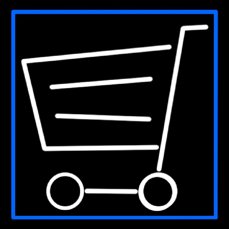 Grocery Trolly Logo Neonreclame