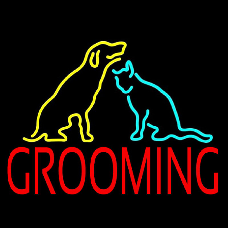 Grooming Logo 1 Neonreclame