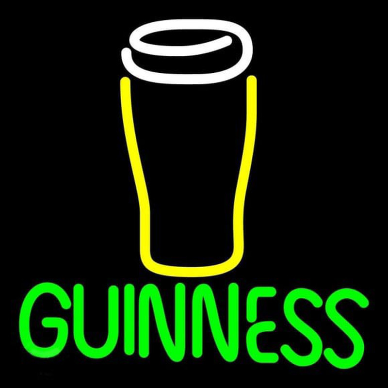 Guinness Glass Beer Sign Neonreclame